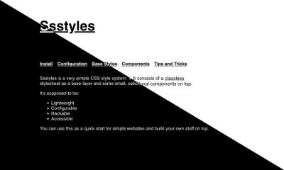 Screenshot of this website in only black and white